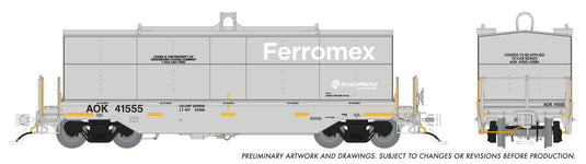 Rapido Trains HO Wagon à bobines Greenbrier Transverse Coil Car - Ferromex