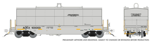 Rapido Trains HO Wagon à bobines Greenbrier Transverse Coil Car - Location Greenbrier - AOKX