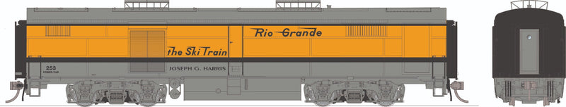 Chargez l'image dans la visionneuse de la galerie, Rapido Trains HO – Voiture génératrice HEP PB Ski Train de Denver nº 253 Joseph G. Davis
