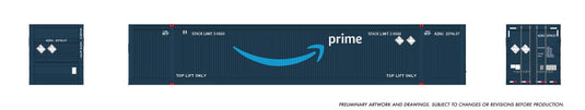 Rapido Trains HO – Conteneur à renforts extérieurs renforcés 53 pi (lot de 2) : Amazon