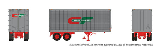 Rapido Trains HO – Remorque Can-Car 26 pi : Canadian Freightways