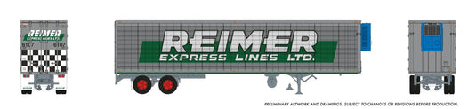 Rapido Trains HO – Remorque fourgon Trailmobile 45 pi : Reimer