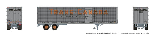 Rapido Trains HO – Remorque fourgon Trailmobile 45 pi : Trans-Canada Highway Express
