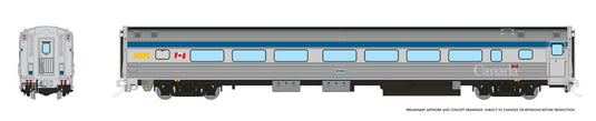 Rapido Trains HO Budd Coach w/HEP: VIA Rail - Canada Scheme