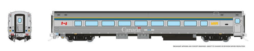 Rapido Trains HO VIA HEP2 Coach: VIA Rail - HEP2 Coach Scheme