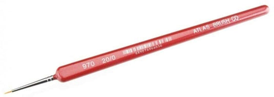 Pinceau de detail Golden Taklon Atlas Brush 970, taille 20/0, manche triangulaire