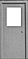 Pikestuff Doors Entryway Type w/Single Large Window pkg(3)
