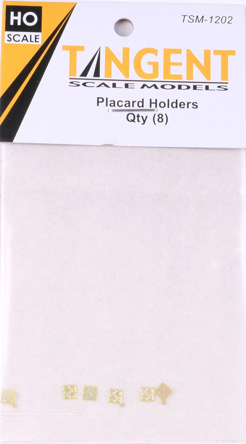 Load image into Gallery viewer, Tangent Scale Models HO USDOT Safety Placard Holders – 8 Pack
