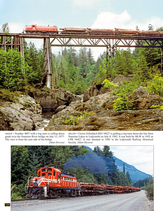 Morning Sun Books - Trackside Around Canada with Matthew Herson - Hardcover 128 Pages All Color