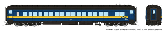 Rapido Trains HO Balloon Top Coach: VIA-CN