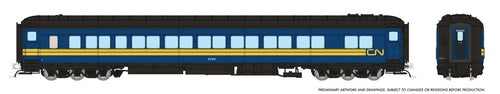 Rapido Trains HO Balloon Top Coach: CN - Northern Alberta: #5099