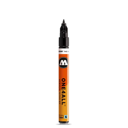 Molotow 127HS-EF ONE4ALL 1mm. marker (Extra Fine) - Signal Black #590