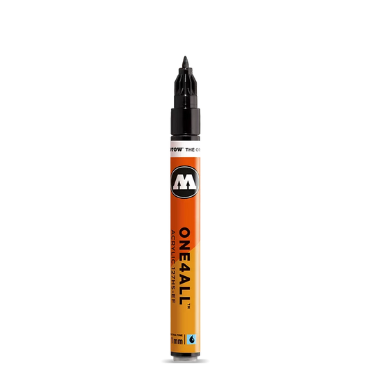 Molotow 127HS-EF ONE4ALL 1mm. marker (Extra Fine) - Signal Black #590