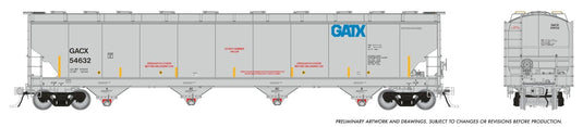 Rapido Trains HO Trinity 6241cuft Covered Hopper: GACX (General American Marks)