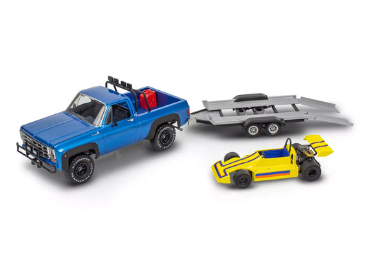 Revell 1/25 '78 Chevy 4x4 pickup with go-kart