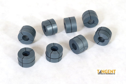 Tangent Scale Models HO Banded Steel Coils 8-Pack (54″ x 36″) – Painted and Assembled