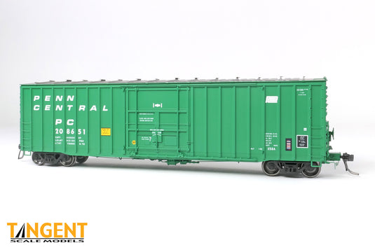 Tangent Scale Models HO Penn Central (PC) “X58A Repaint 1972+ “PRR Shops X58 Plug Door Boxcar