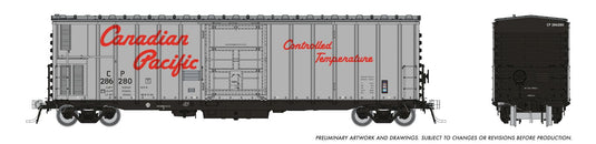 Rapido Trains HO Wagon réfrigéré mécanique NSC 3294 avec son : Canadien Pacifique Script