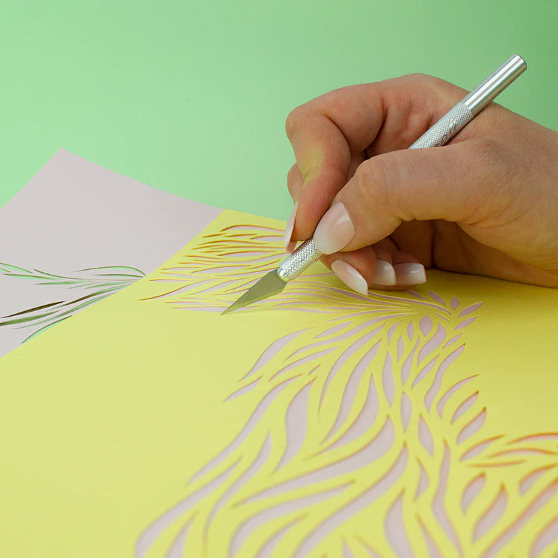 Load image into Gallery viewer, Excel K1 Round Aluminum Handle Knife - With Safety Cap
