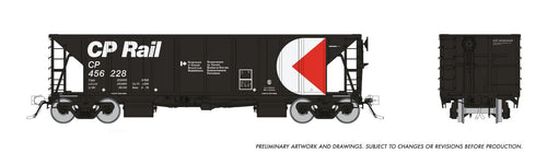 Rapido Trains HO Scale Ballast Hopper - CP Government of Canada Branchline Program