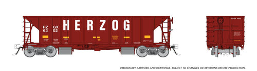 Rapido Trains HO Scale Ballast Hopper - Herzog