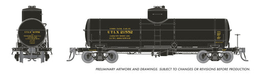 Rapido Trains HO Union X-3 8K Gal Tankcar - UTLX 1927 Scheme - UTLX (Era: 1927+)