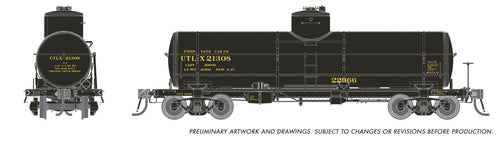 Rapido Trains HO Union X-3 8K Gal Tankcar - UTLX 1950 Scheme - UTLX (Era: 1950+)