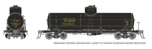 Rapido Trains HO Union X-3 8K Gal Tankcar - Product Tank Line - PX (Era: Mid-1950+)