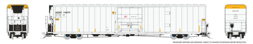 Rapido Trains HO scale Greenbrier 72' IL 7780cuft Reefer - AOKX (2024+) - With Sound