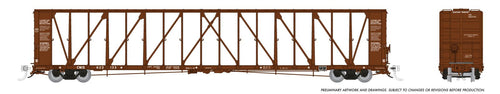 Rapido Trains HO NSC Centerbeam Flatcar: CNIS - Brown