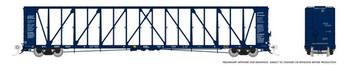 Rapido Trains HO NSC Centerbeam Flatcar: Ontario Northland - Blue