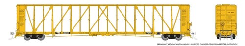 Rapido Trains HO NSC Centerbeam Flatcar: Trailer Train - TTX Late Flush Deck
