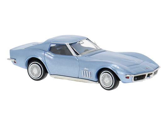 Brekina HO Chevrolet Corvette C3 bleu glacier métallisé