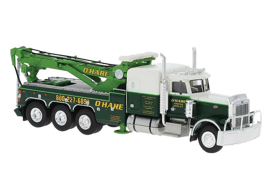 Brekina HO Dépanneuse lourde Peterbilt 359 O'Hare verte et blanche