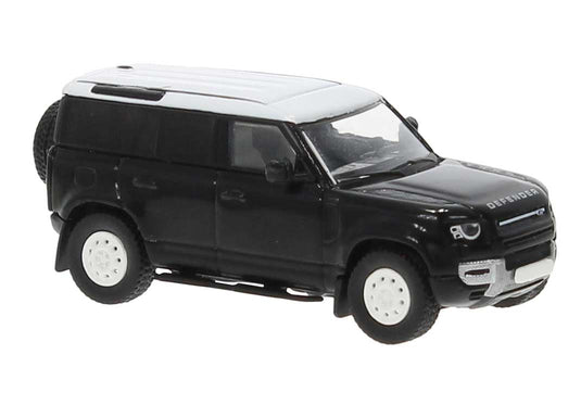Brekina PCX87 HO Land Rover Defender 110 2020 noir et blanc