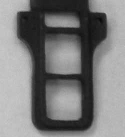 Cal Scale HO Marchepieds – pour diesels ALCO FA, PA et PB (Steps – For ALCO FA PA & PB Diesels) – paquet de 4