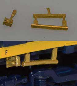 Cal Scale HO Guide de chaîne de frein Alco (Alco Brake Chain Guide)