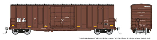 Rapido Trains HO – Trenton Works 5277 cu.ft. Boxcar – Atlantic & Western