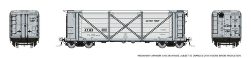 Rapido Trains HO scale ACF Helium Car - ATMX - Delivery (Gray/Silver)
