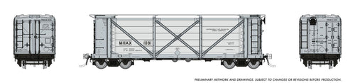 Rapido Trains HO scale ACF Helium Car - ATMX - Early (Gray/Silver)