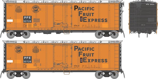 Rapido Trains HO PFE R-40-27 Reefer: PFE - 1970s TIV Repaint