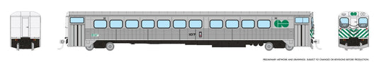 Rapido Trains HO Hawker Single Level Commuter Cars - Cab Coach - GO Transit