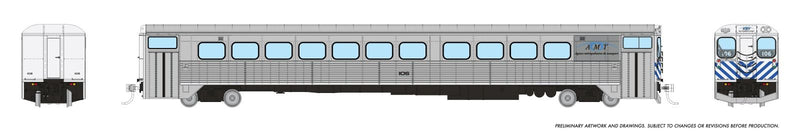 Load image into Gallery viewer, Rapido Trains HO Hawker Single Level Commuter Cars - Cab Coach - AMT

