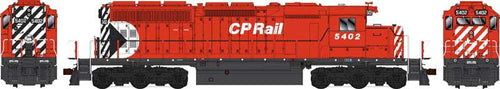 Bowser Executive HO GMD SD40 - w/DCC & Sound - CP Rail (Small Multimark Ex QNS&L)