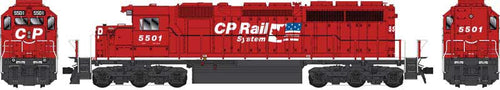 Bowser Executive HO GMD SD40 - w/DCC & Sound - CP Rail (Dual Flag)