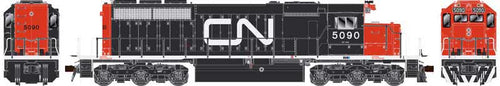 Bowser Executive HO GMD SD40 - w/DCC & Sound - Canadian National (Wet Noodle)