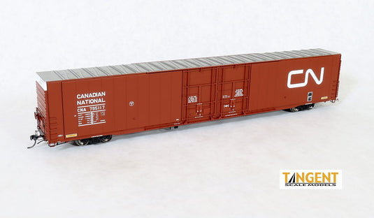 Tangent Scale Models HO Canadian National (CN) “Delivery 10-1978” Greenville 86′ Double Plug Door Box Car