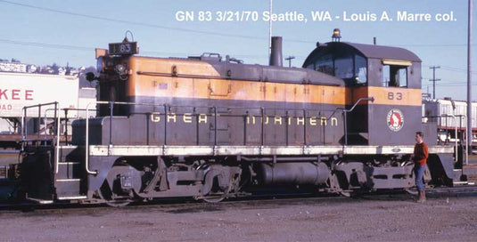 Bowser Executive HO EMC SW1 - w/DCC & Sound - Great Northern