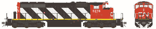 Bowser Executive HO GMD SD40-2W - w/DCC & Sound - Canadian National - As Built w/o Dynamic Brake