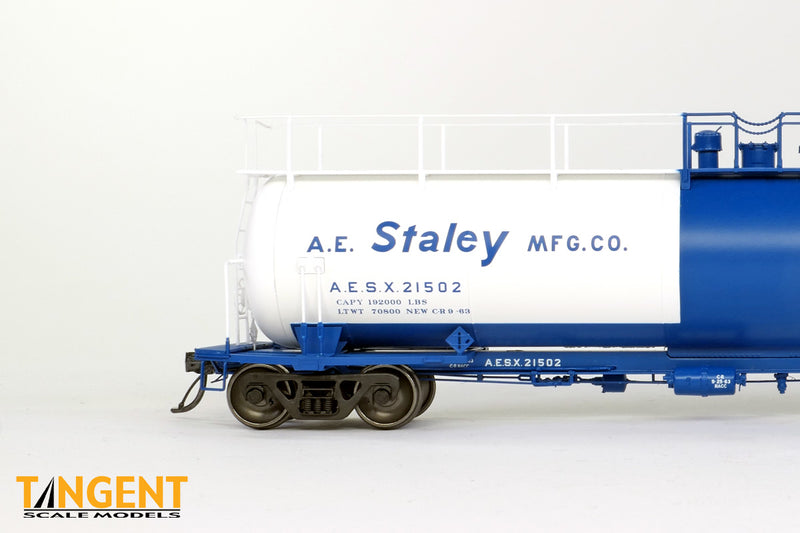 Chargez l'image dans la visionneuse de la galerie, Tangent Scale Models HO Wagon-citerne NACC 1963-Design 20,500 Gallon Non-isolé - Staley - AESX
